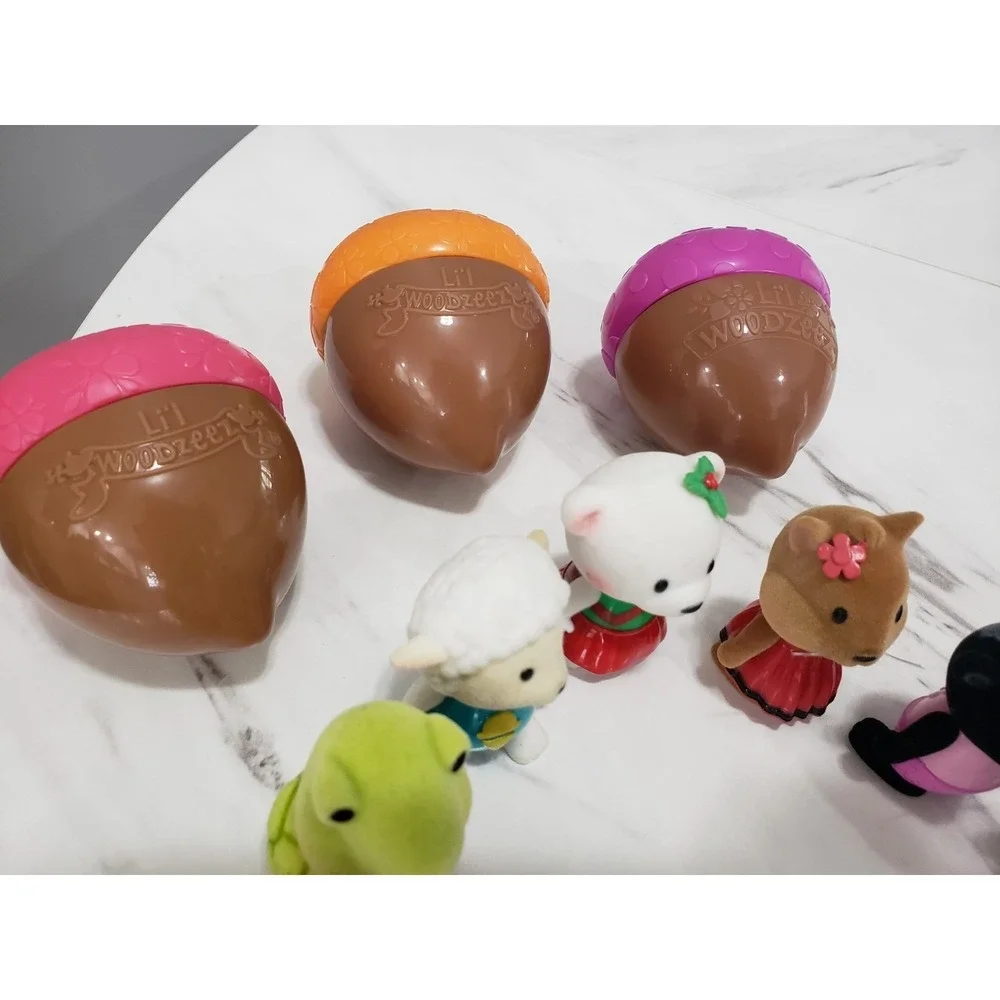 Lot 10 Lil Woodzeez Mixed Lot Animal Figures Series 2
